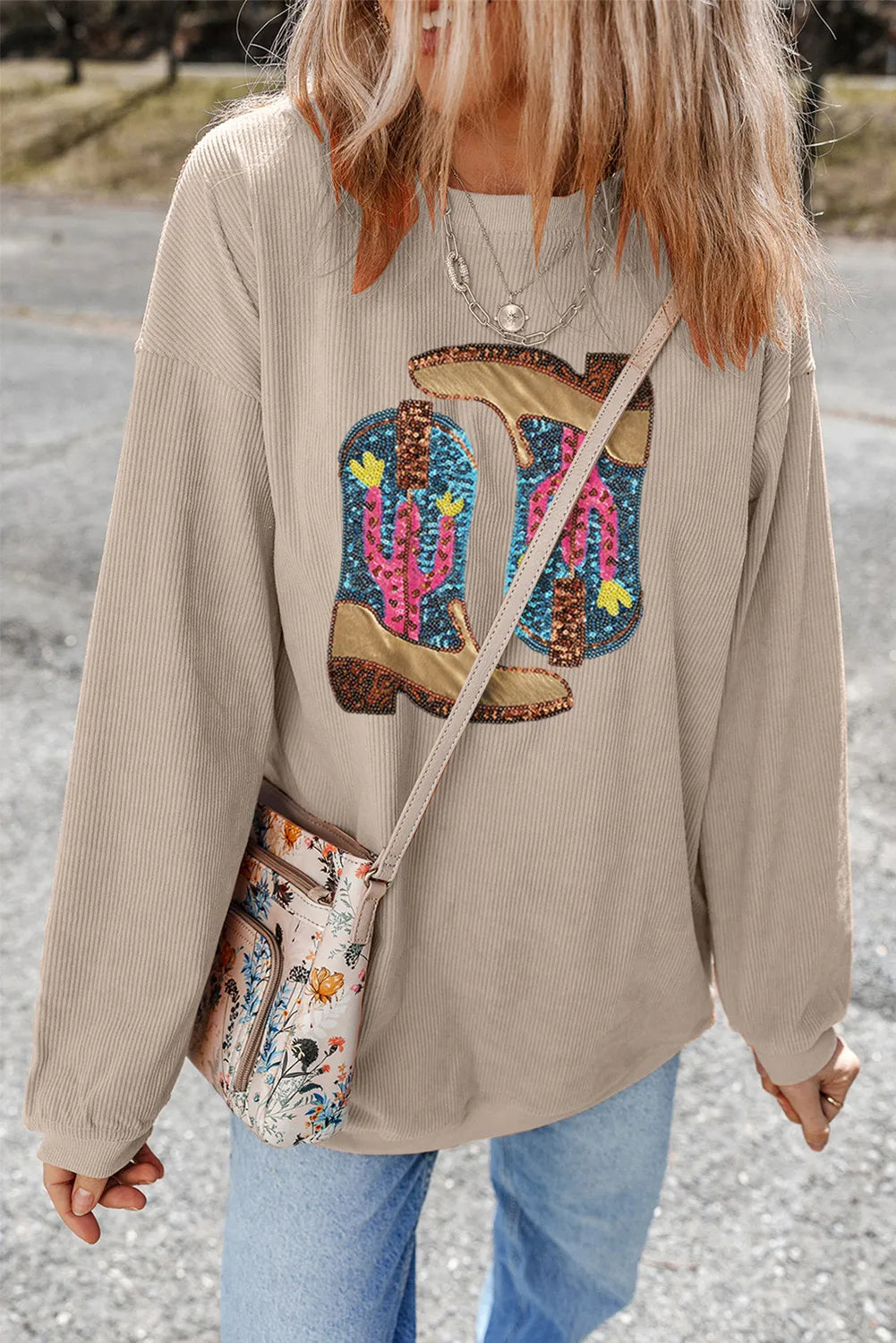 Graphic Long Sleeve Sweatshirt