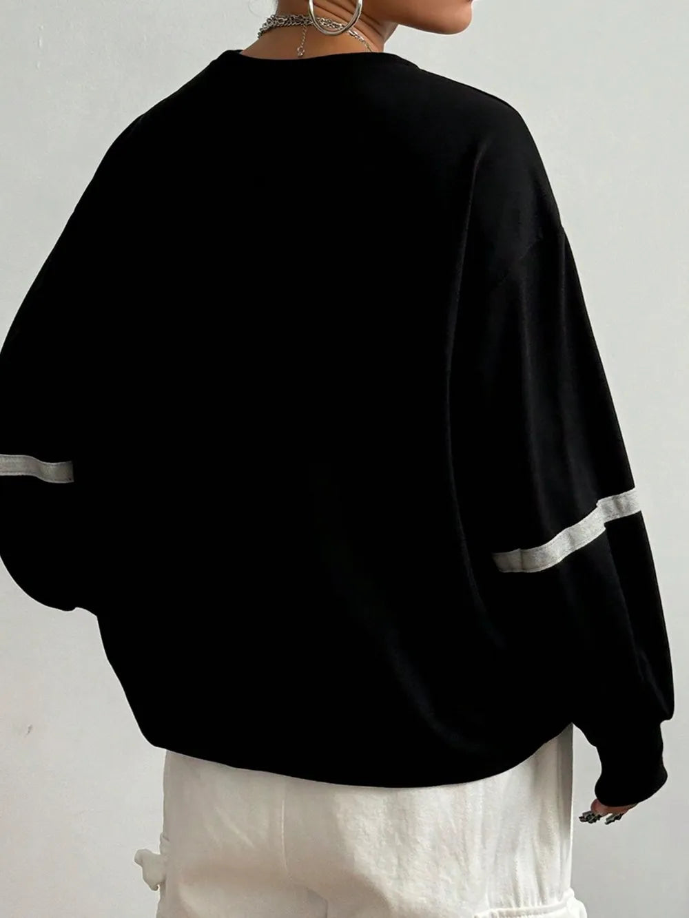 Letter Graphic Sweatshirt