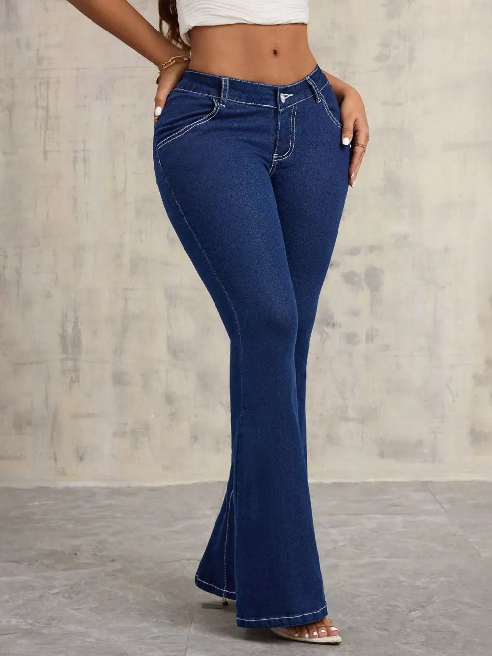 Blue Jeans with Pockets - Ramm Clothing Ink