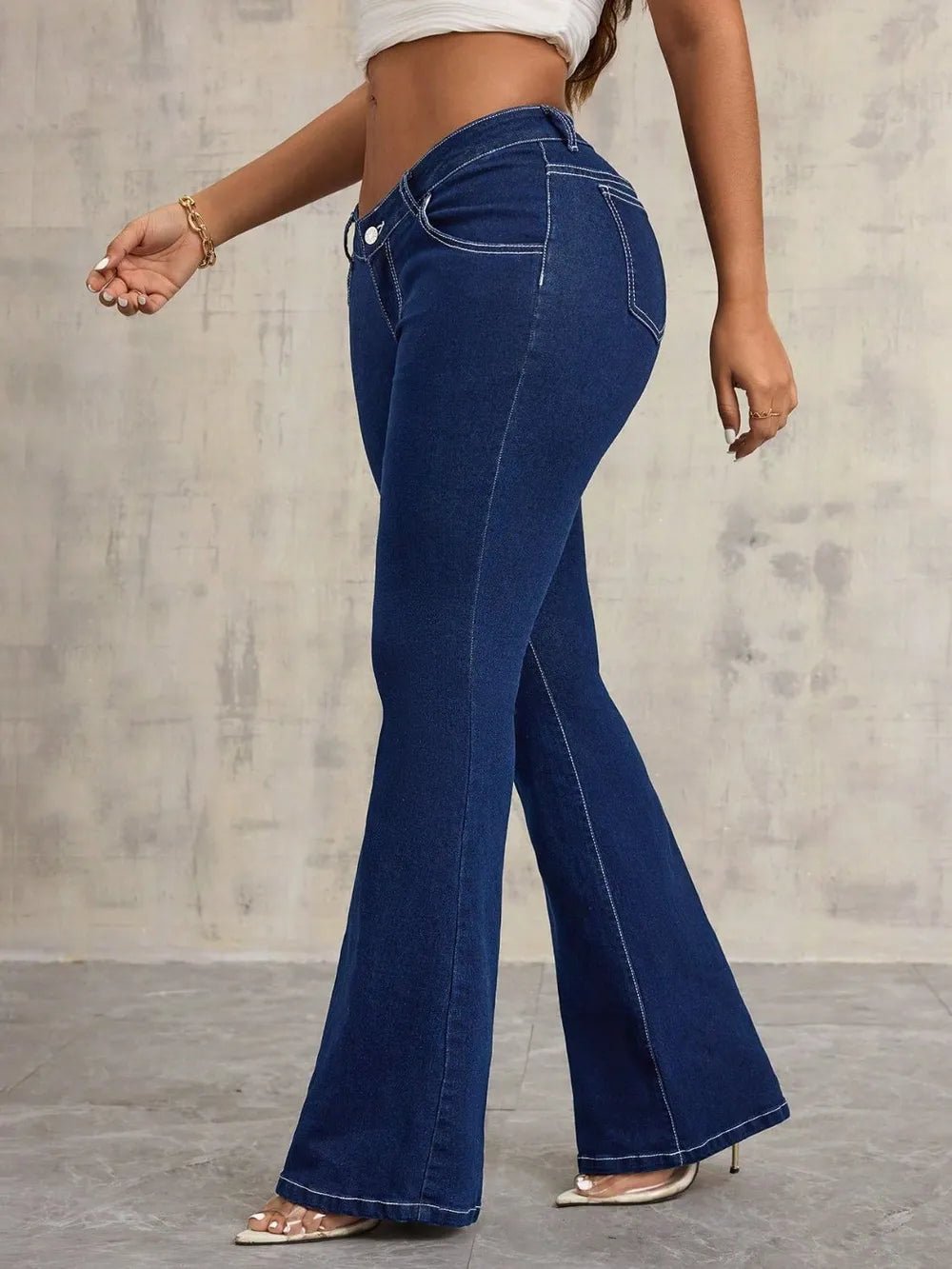Blue Jeans with Pockets - Ramm Clothing Ink