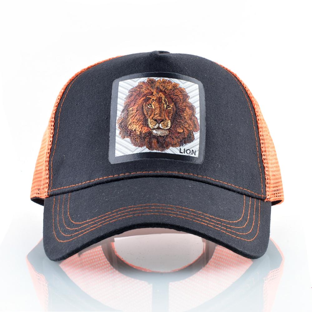 Breathable Mesh Baseball Cap Men Women Fashion Trucker Caps Snapback Hip Hop Baseball Hat With Lion Patck Streetwear Visor Hats - Ramm Clothing Ink