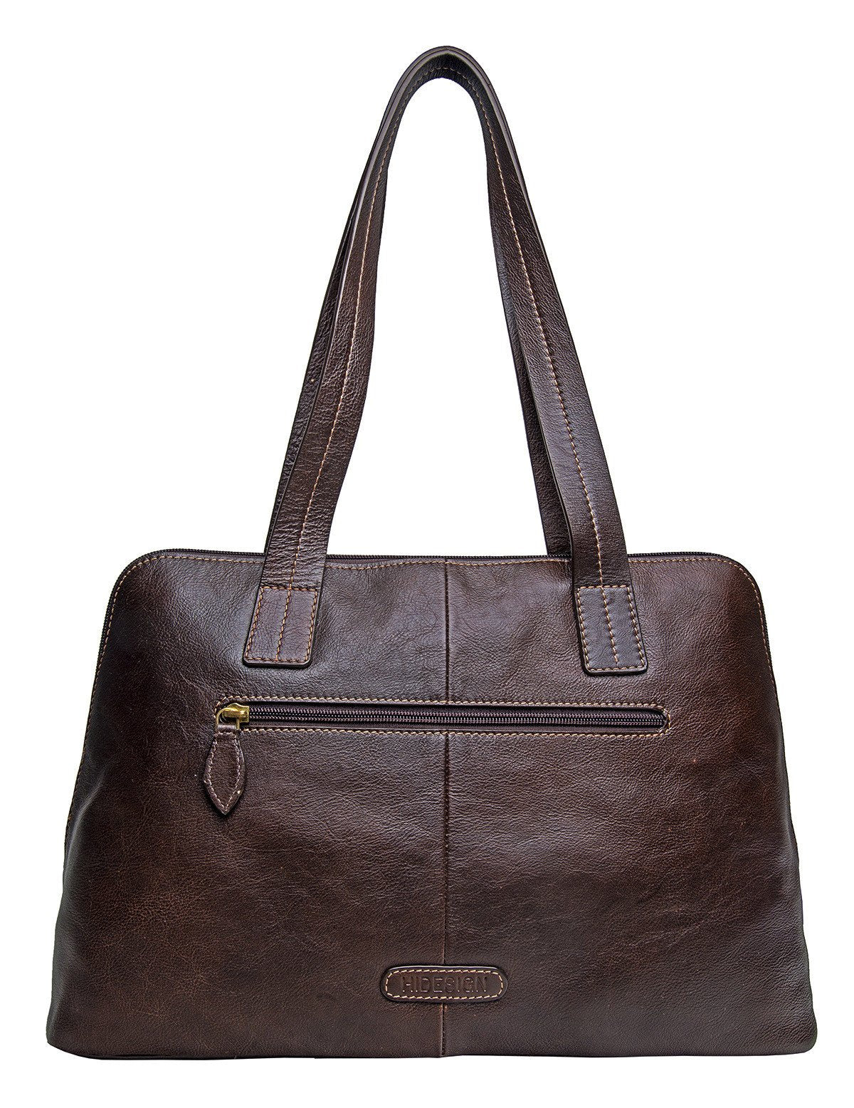 Cerys Leather Multi - Compartment Tote - Ramm Clothing Ink