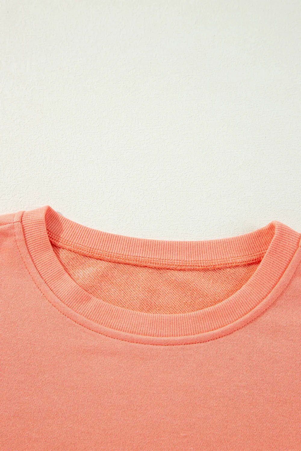 Contrast Round Neck Long Sleeve Sweatshirt - Ramm Clothing Ink