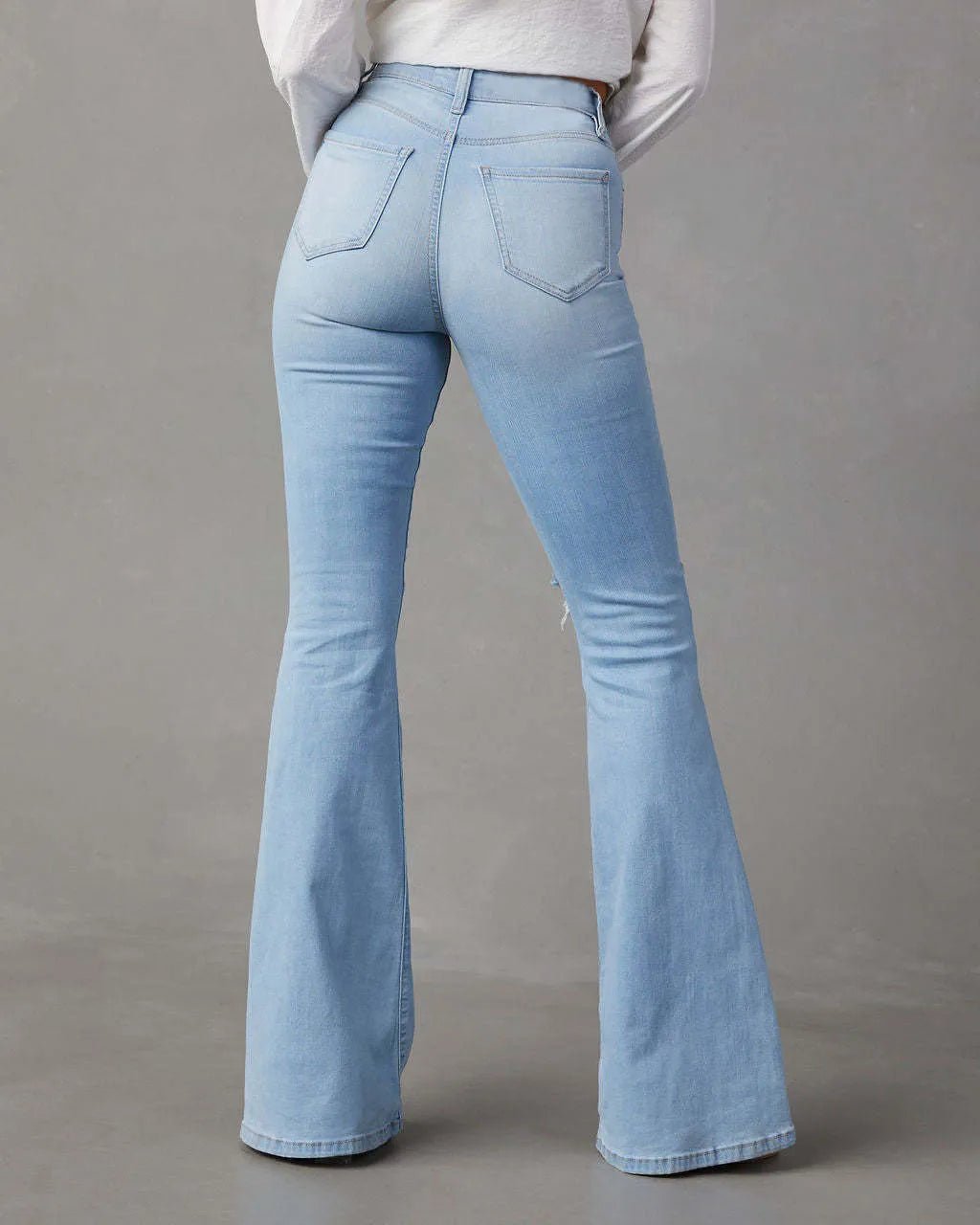 Distressed Jeans with Pockets - Ramm Clothing Ink
