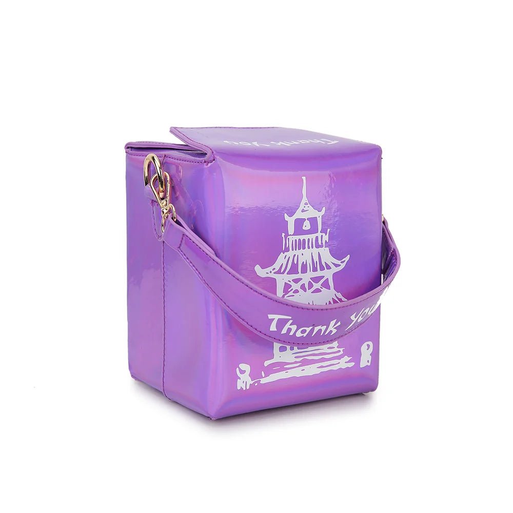ENJOININ Chinese Takeout Box Purse Pu Leather - Ramm Clothing Ink
