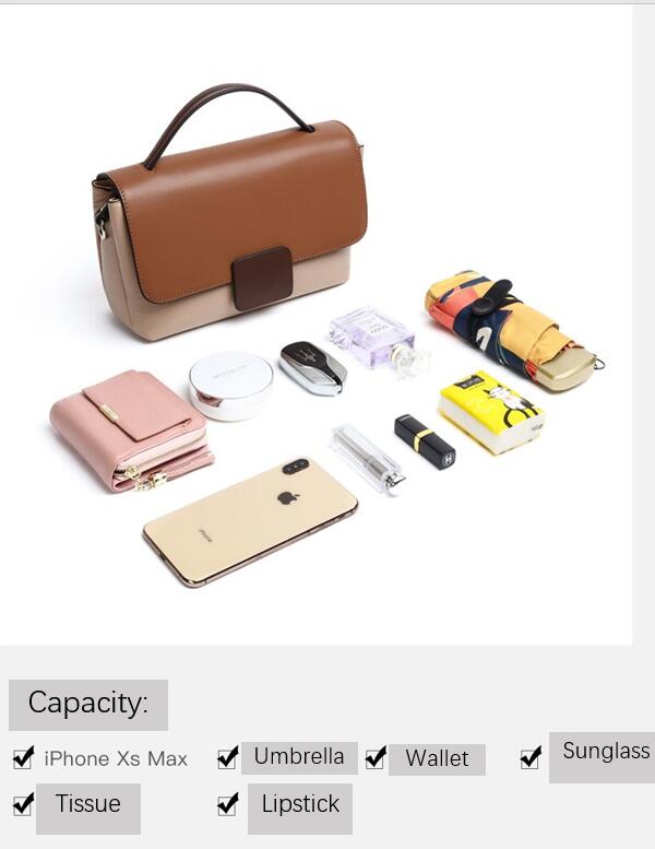 Genuine Leather Crossbody Bag Women Shoulder Handbag - Ramm Clothing Ink