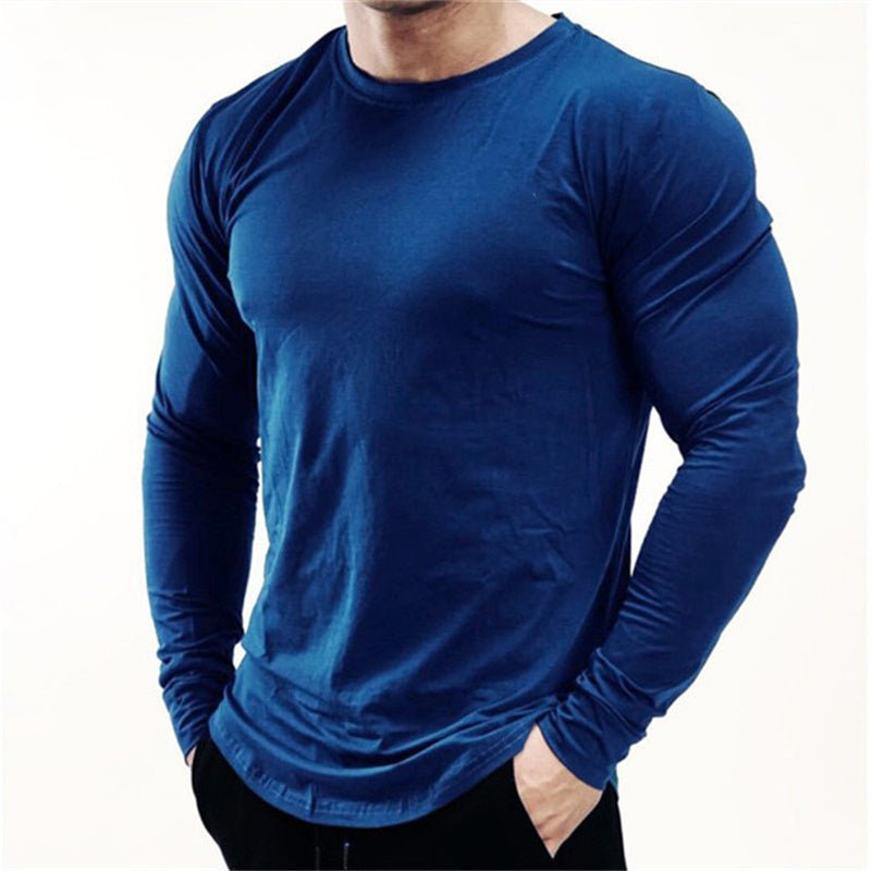 Loose And Quick Drying Sports Men's Long Sleeved Shirt - Ramm Clothing Ink