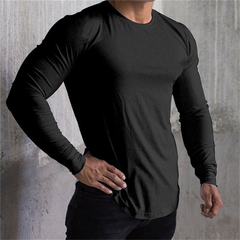 Loose And Quick Drying Sports Men's Long Sleeved Shirt - Ramm Clothing Ink