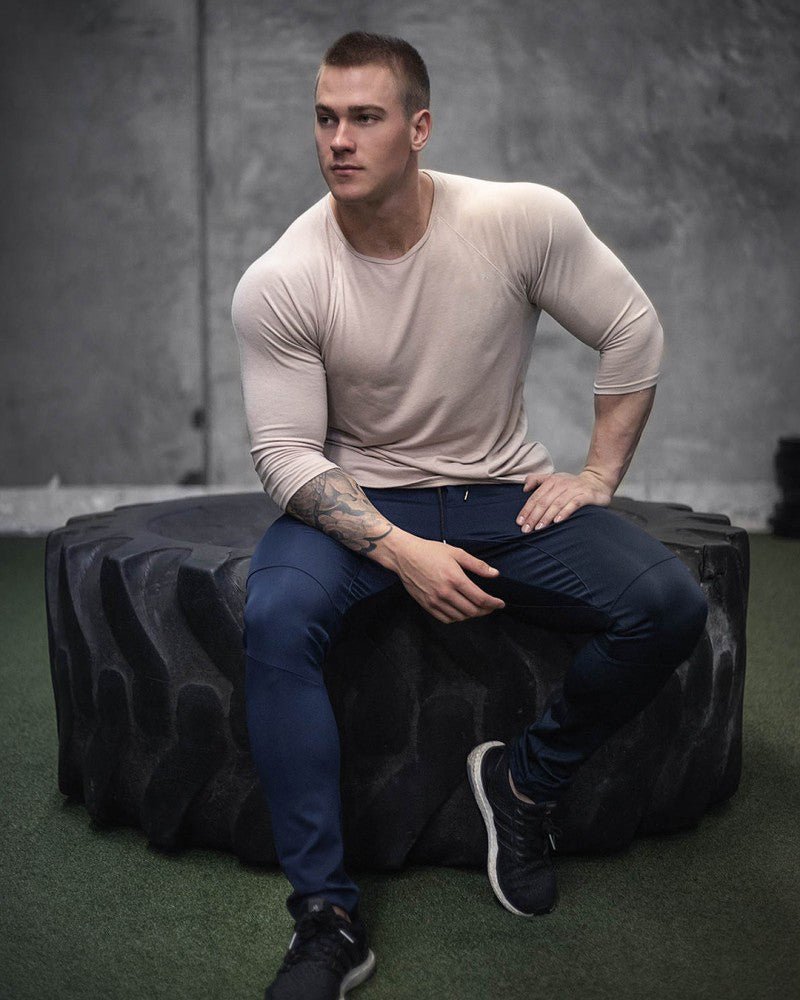 Loose And Quick Drying Sports Men's Long Sleeved Shirt - Ramm Clothing Ink