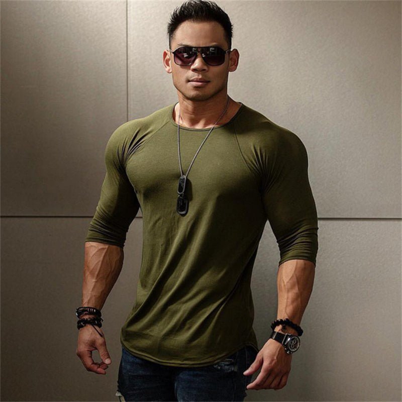 Loose And Quick Drying Sports Men's Long Sleeved Shirt - Ramm Clothing Ink