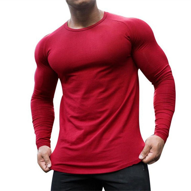 Loose And Quick Drying Sports Men's Long Sleeved Shirt - Ramm Clothing Ink
