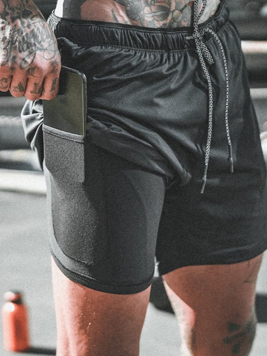 Men's Drawstring Active Shorts - Ramm Clothing Ink