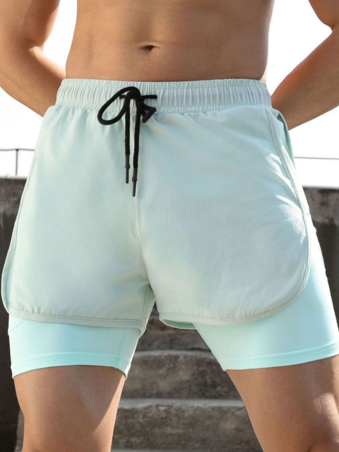 Men's Drawstring Active Shorts - Ramm Clothing Ink