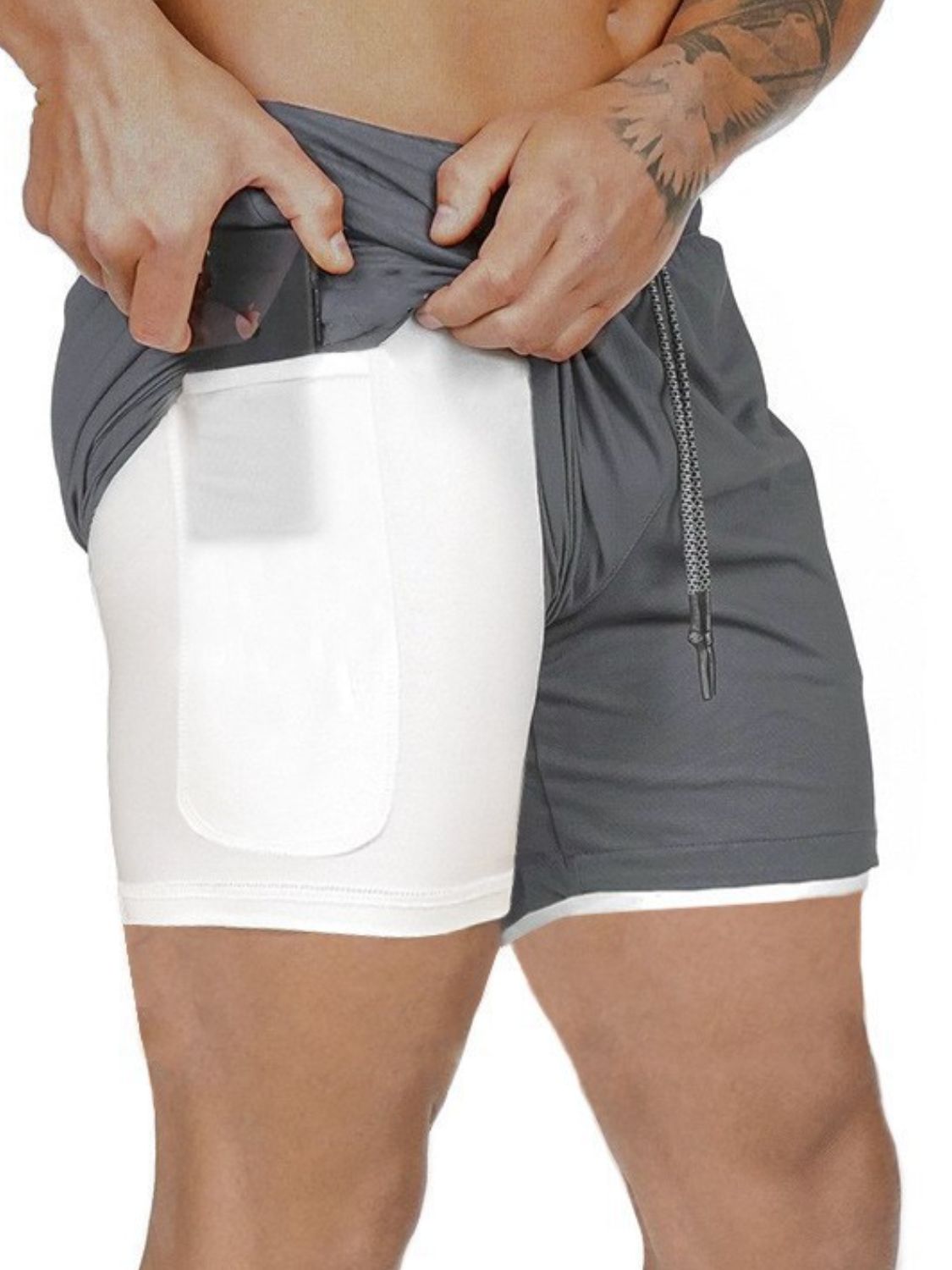 Men's Drawstring Active Shorts - Ramm Clothing Ink