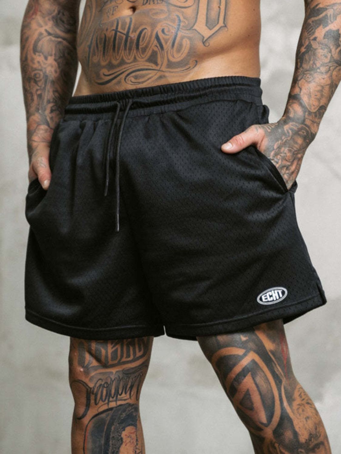 Men's Drawstring Breathable Active Shorts - Ramm Clothing Ink