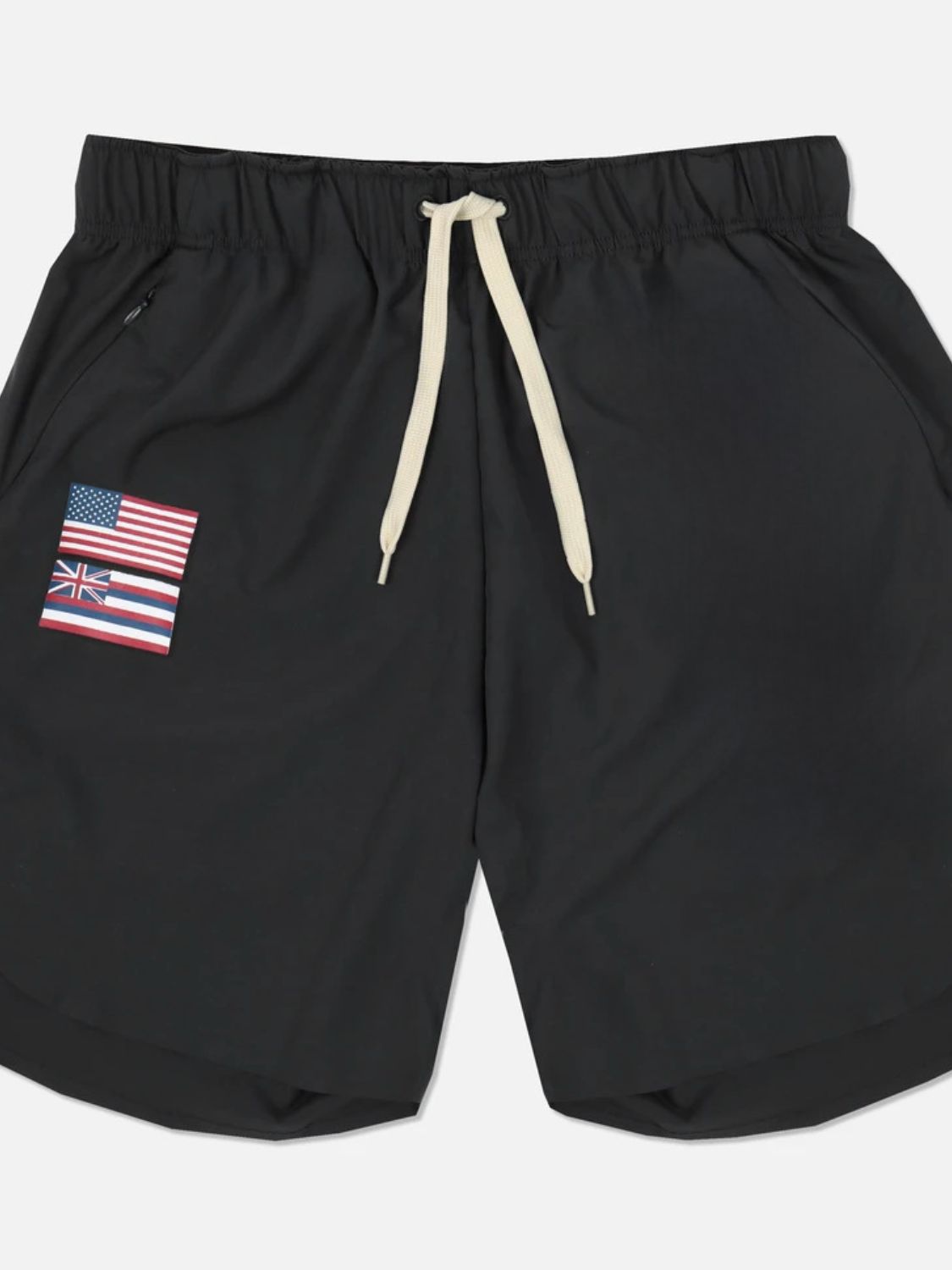 Men's Drawstring US Flag Active Shorts - Ramm Clothing Ink