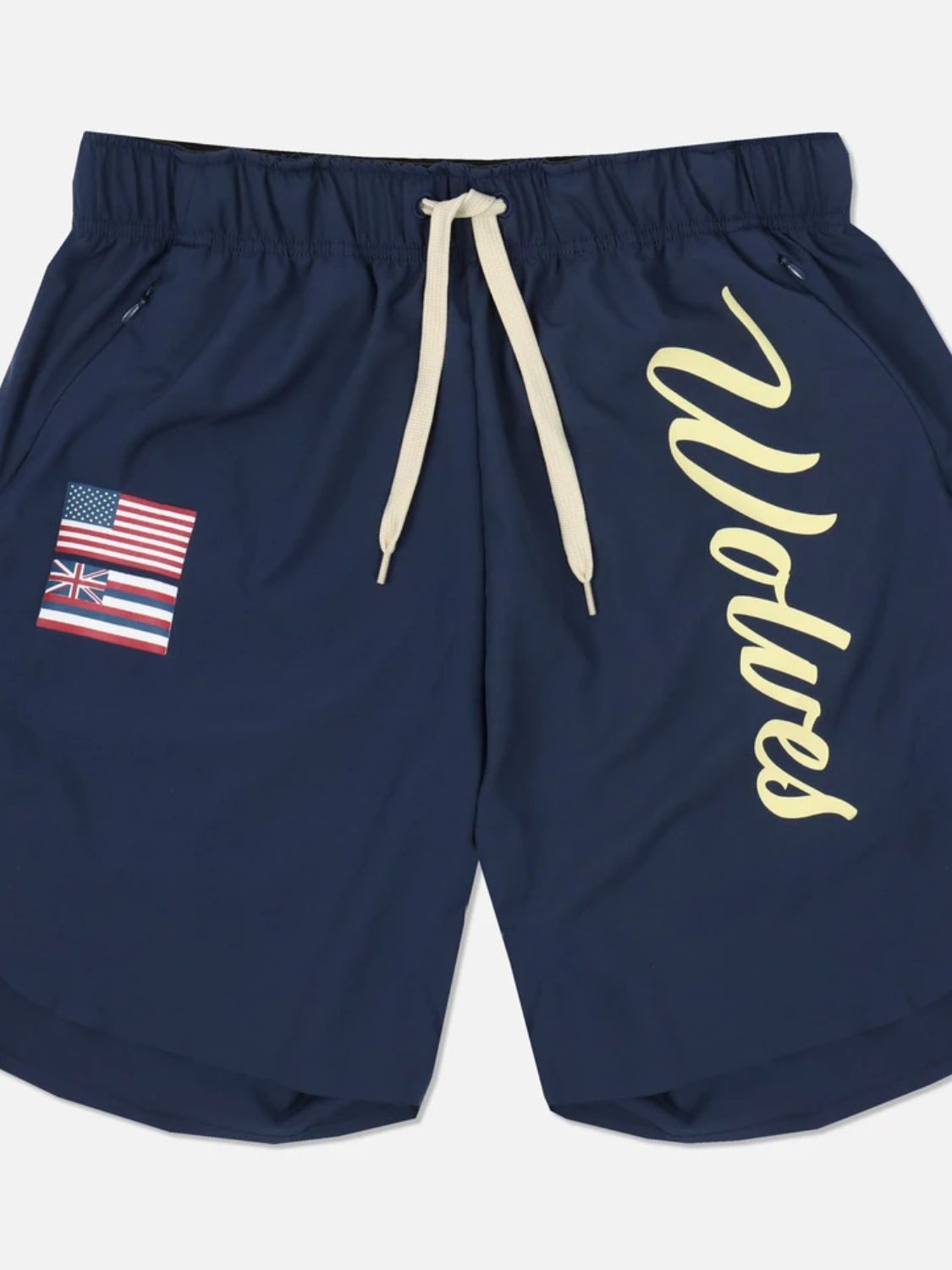 Men's Drawstring US Flag Active Shorts - Ramm Clothing Ink