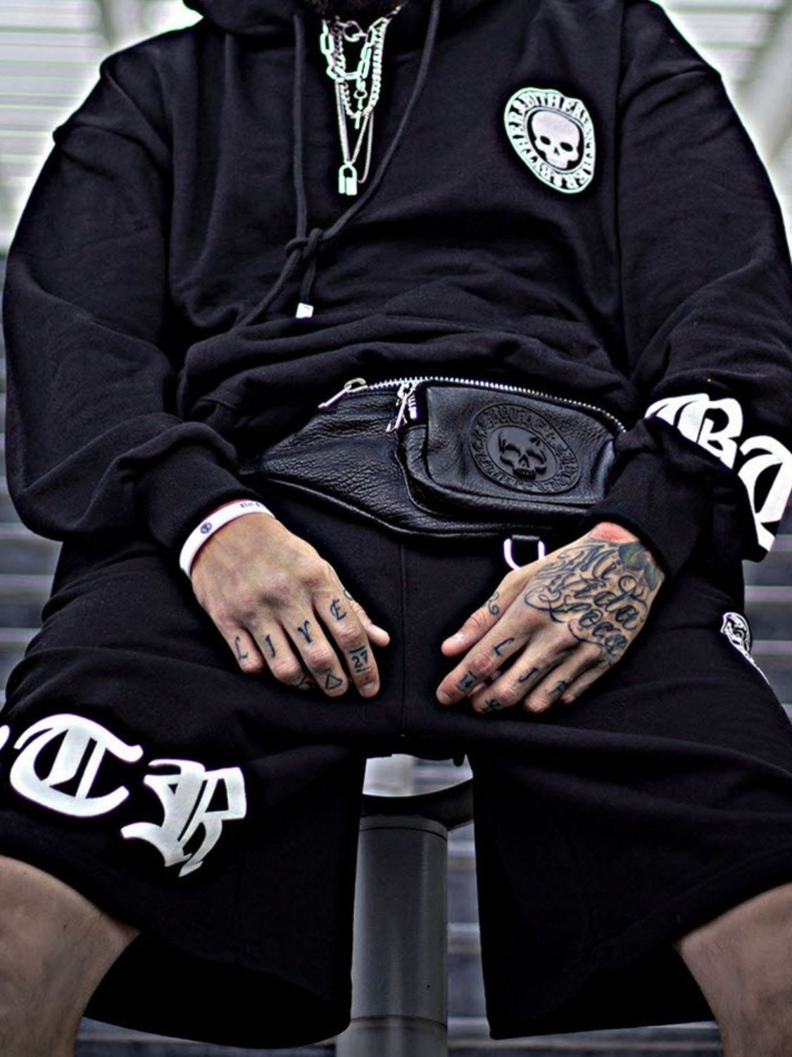 Men's Elastic Waist Shorts - Ramm Clothing Ink