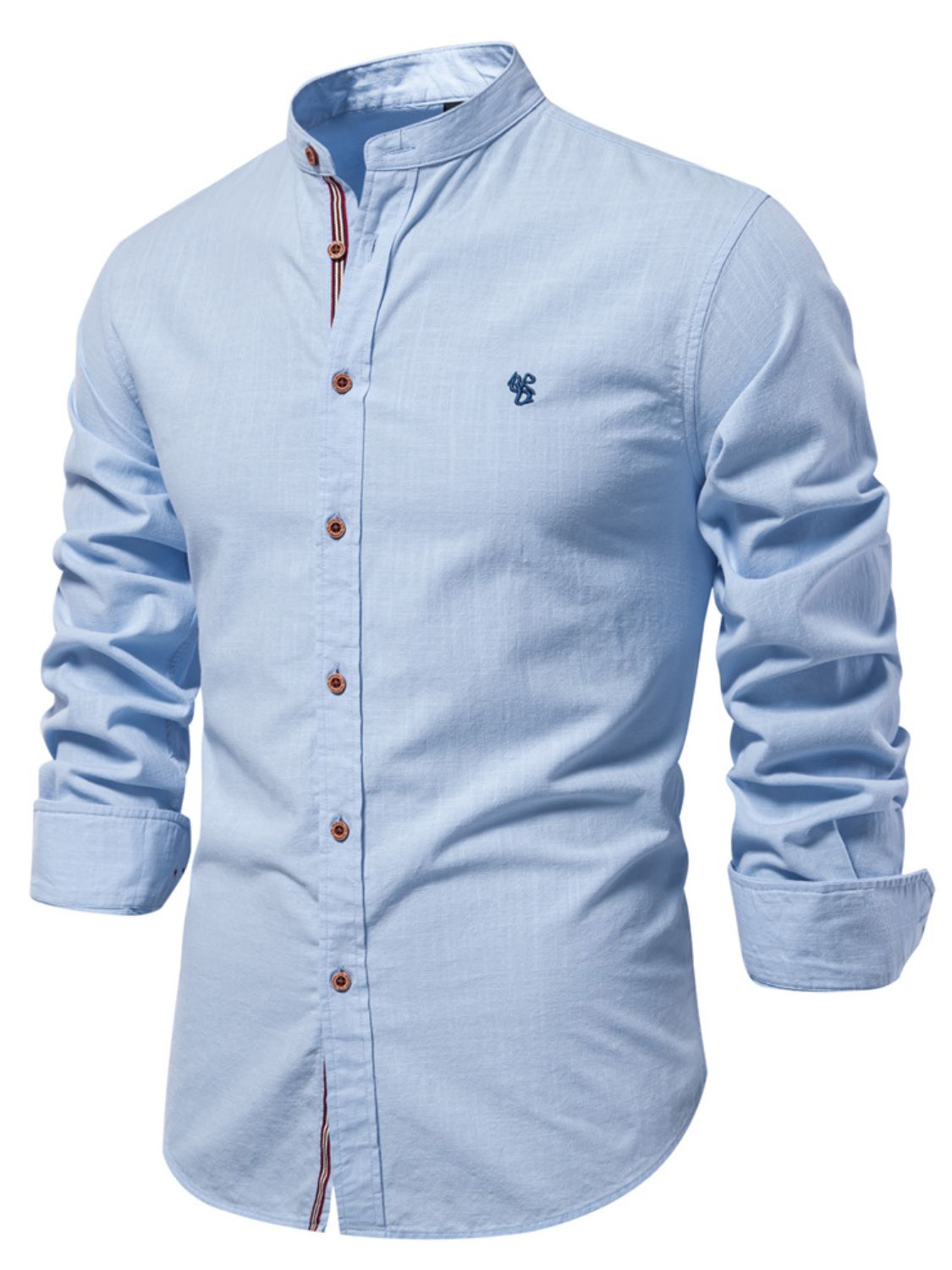 Men's Full Size Button Down Embroidered Shirt Plus Size - Ramm Clothing Ink