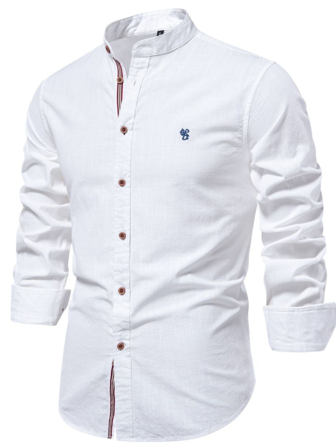 Men's Full Size Button Down Embroidered Shirt Plus Size - Ramm Clothing Ink