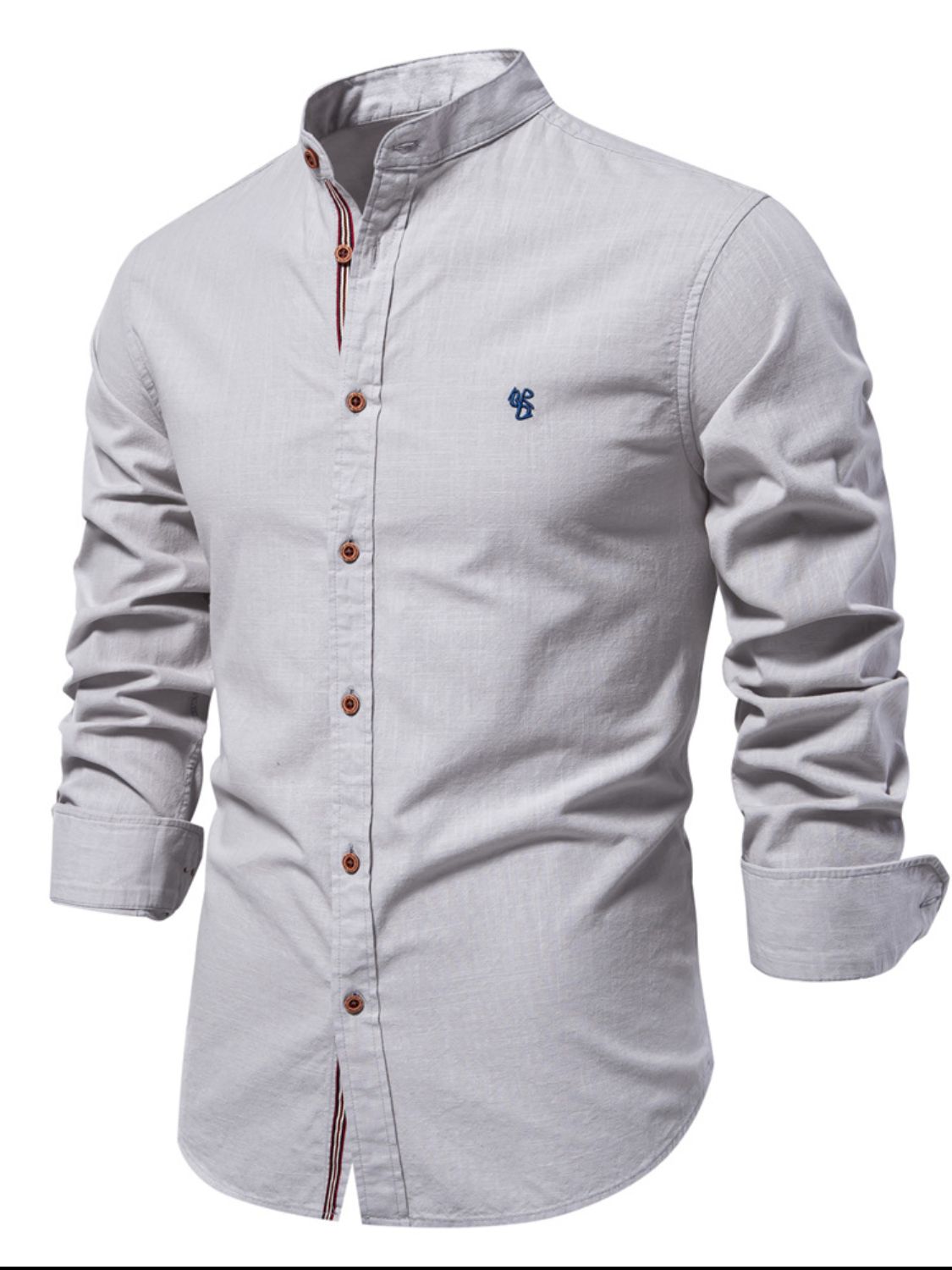 Men's Full Size Button Down Embroidered Shirt Plus Size - Ramm Clothing Ink