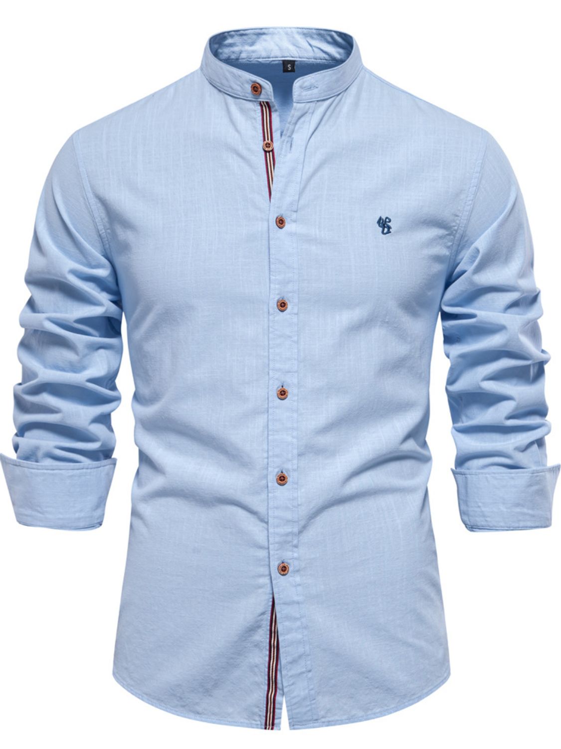 Men's Full Size Button Down Embroidered Shirt Plus Size - Ramm Clothing Ink