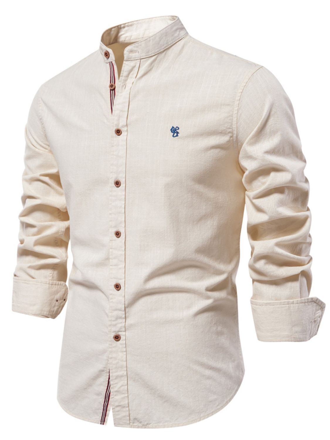Men's Full Size Button Down Embroidered Shirt Plus Size - Ramm Clothing Ink