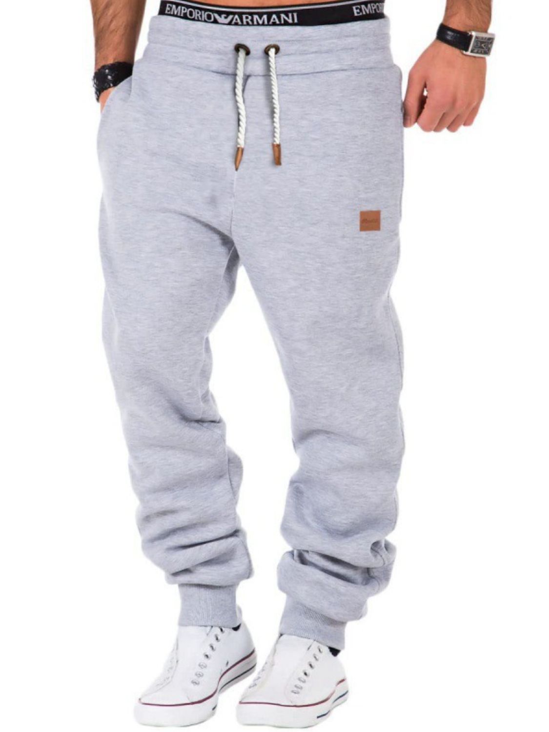 Men's Full Size Drawstring Pants Plus Size - Ramm Clothing Ink