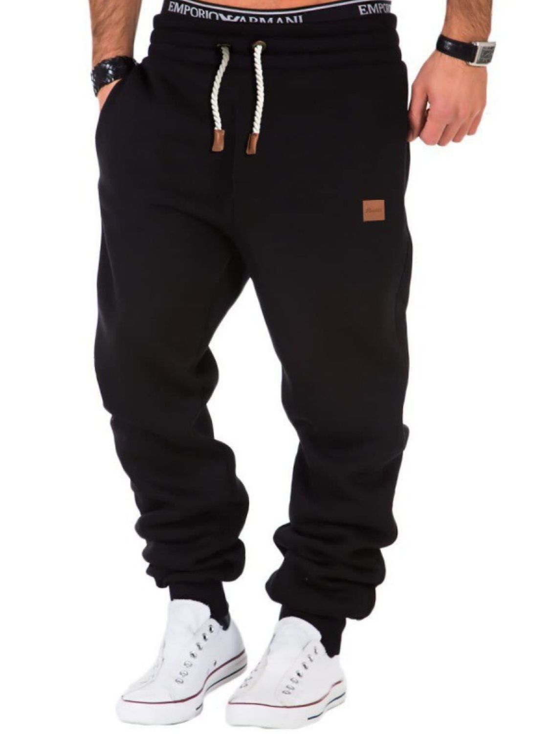 Men's Full Size Drawstring Pants Plus Size - Ramm Clothing Ink