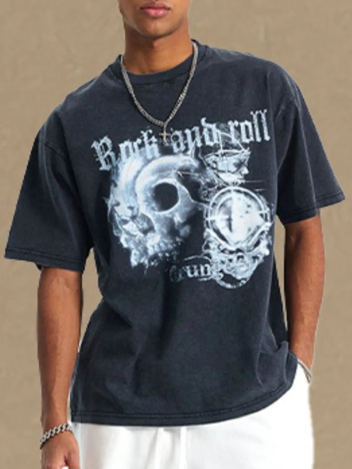 Men's Graphic Round Neck Half Sleeve T-Shirt - Ramm Clothing Ink