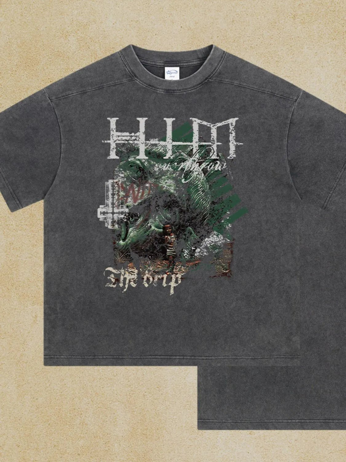 Men's Graphic Round Neck Half Sleeve T-Shirt - Ramm Clothing Ink