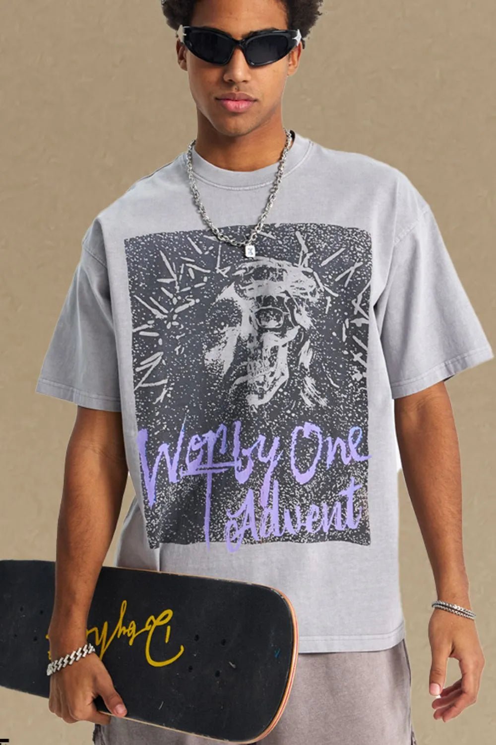 Men's Graphic Round Neck Short Sleeve T-Shirt - Ramm Clothing Ink