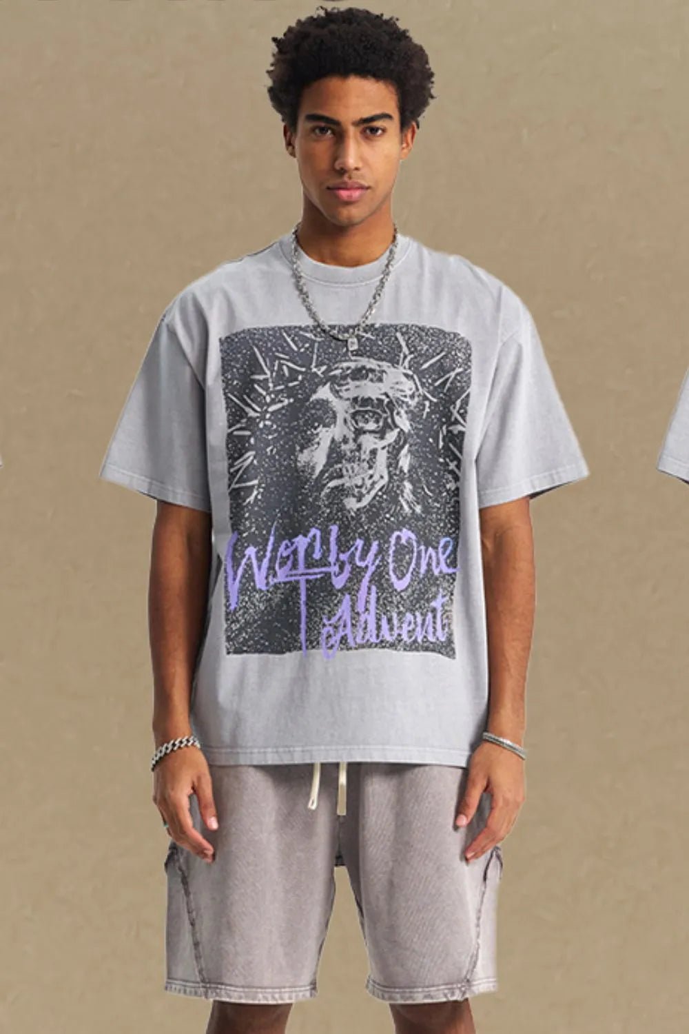 Men's Graphic Round Neck Short Sleeve T-Shirt - Ramm Clothing Ink