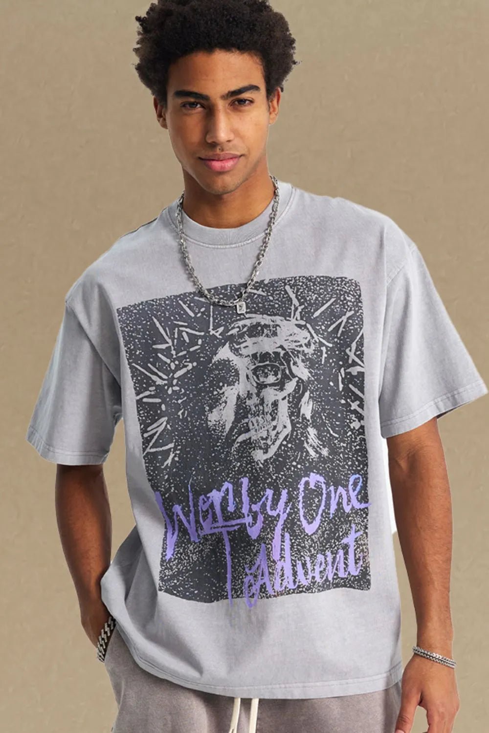 Men's Graphic Round Neck Short Sleeve T-Shirt - Ramm Clothing Ink