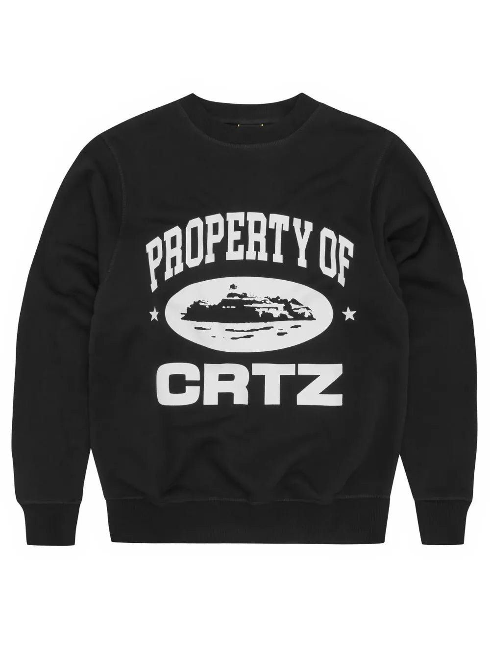 Men's Letter Graphic Round Neck Sweatshirt - Ramm Clothing Ink