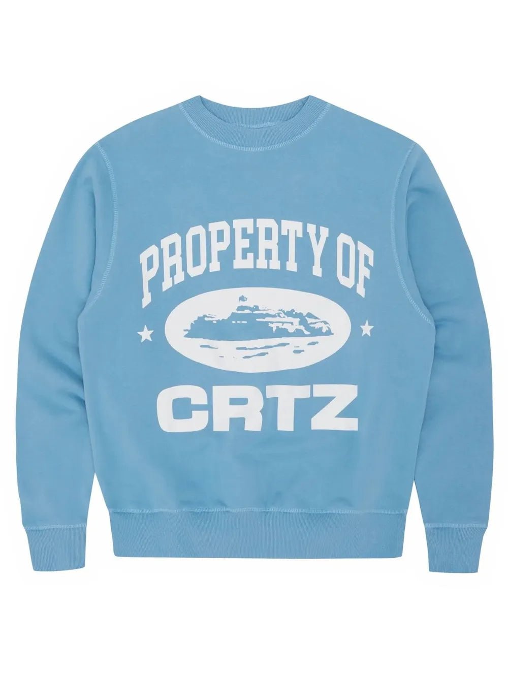 Men's Letter Graphic Round Neck Sweatshirt - Ramm Clothing Ink