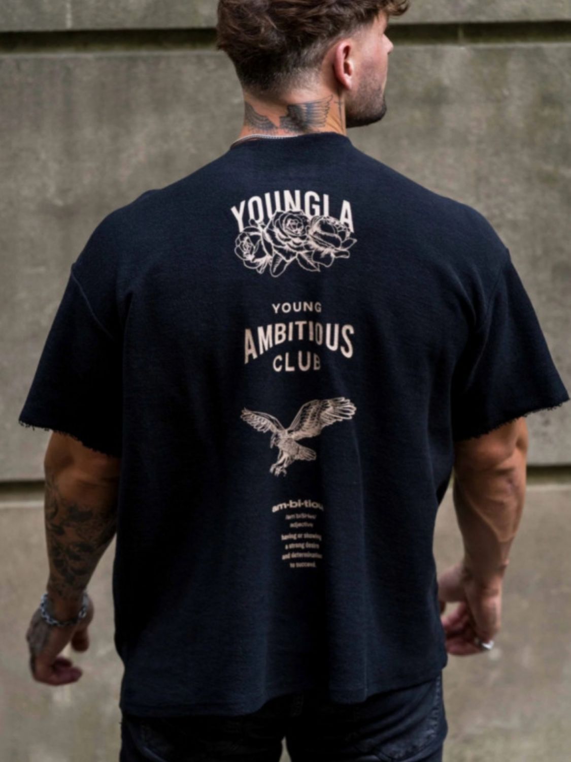 Men's Plus Size Graphic Round Neck Short Sleeve T-Shirt - Ramm Clothing Ink