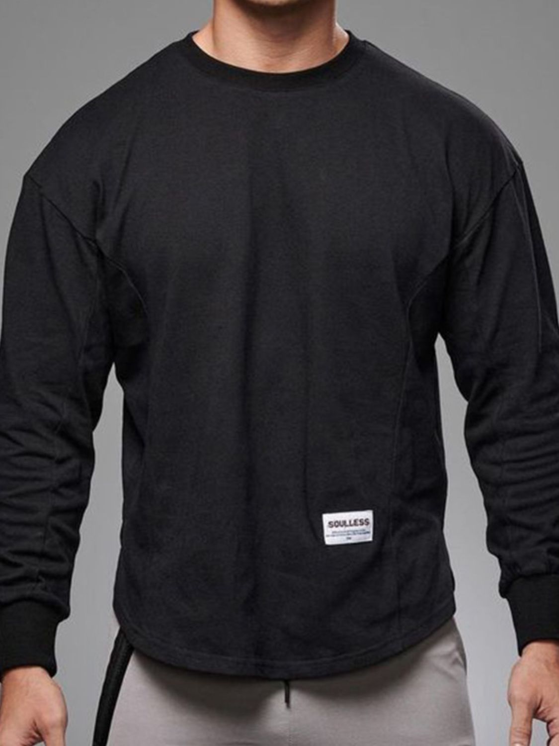 Men's Plus Size Round Neck Drop Shoulder T-Shirt - Ramm Clothing Ink