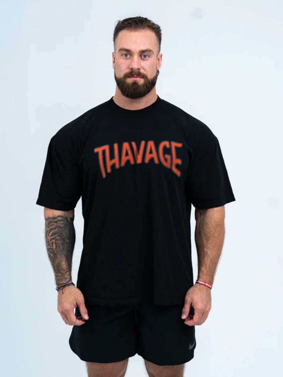 Men's Plus Size Round Neck Half Sleeve T-Shirt - Ramm Clothing Ink