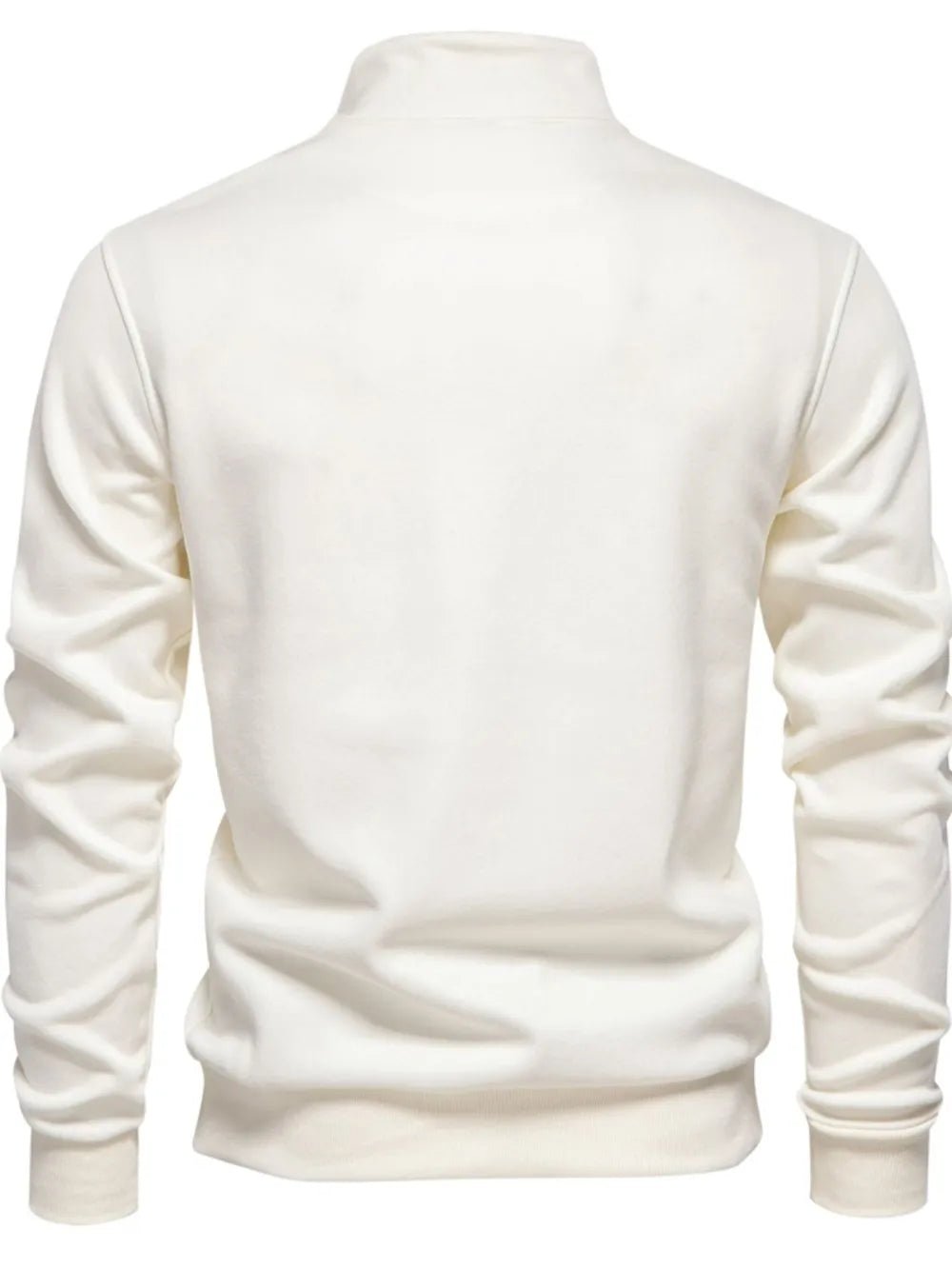 Men's Quarter Zip Long Sleeve Sweatshirt - Ramm Clothing Ink