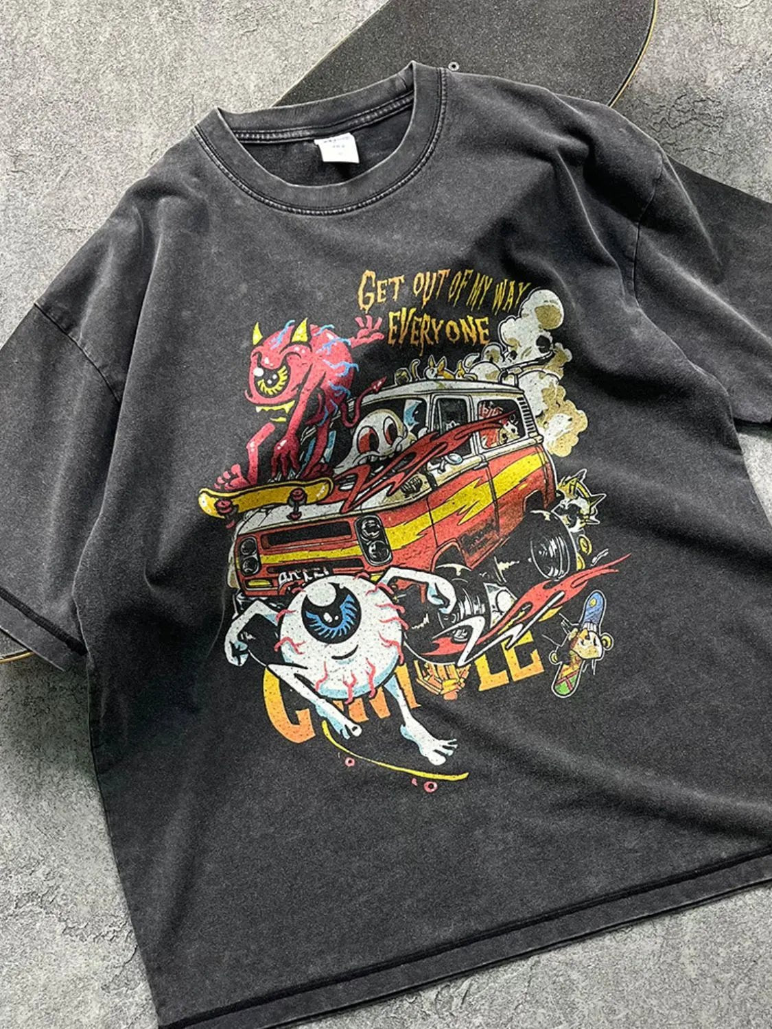 Men's Round Neck Half Sleeve Graphic T-Shirt - Ramm Clothing Ink