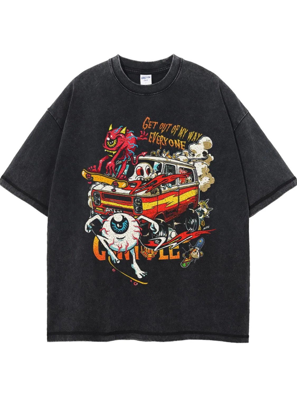 Men's Round Neck Half Sleeve Graphic T-Shirt - Ramm Clothing Ink