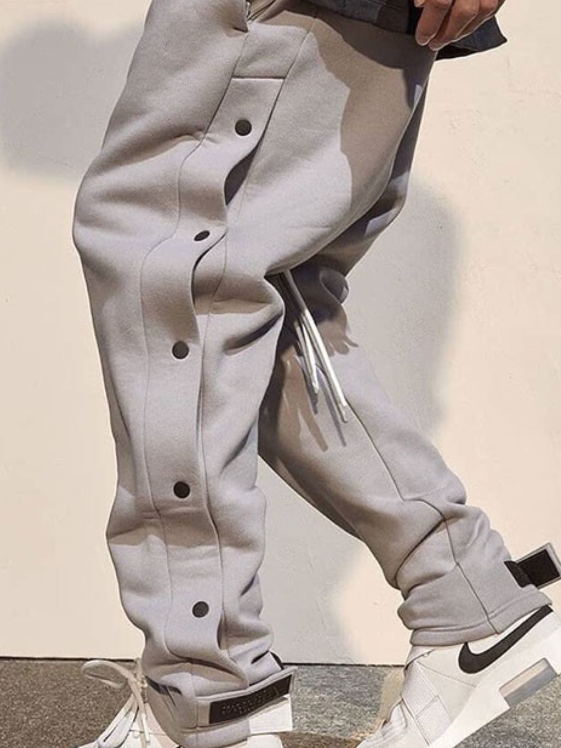 Men's Side Button Pants - Ramm Clothing Ink