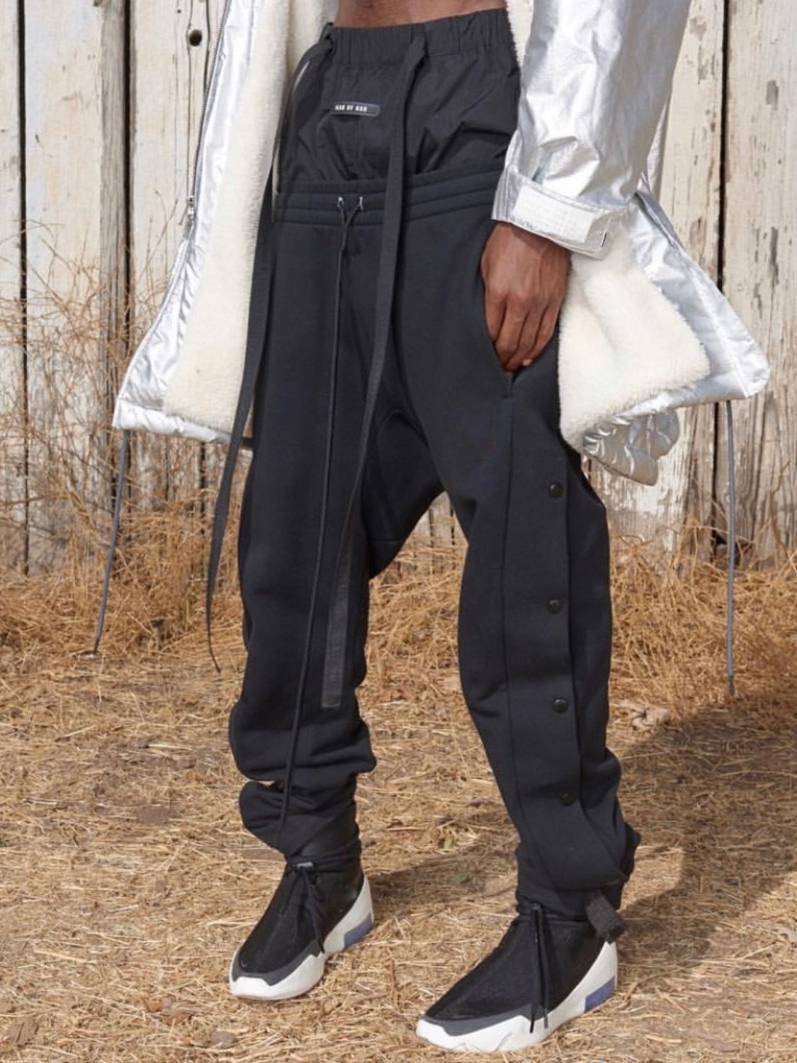 Men's Side Button Pants - Ramm Clothing Ink