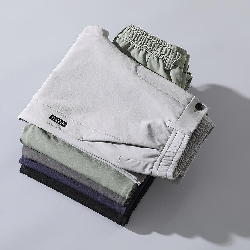 Men's summer ice silk casual pants - Ramm Clothing Ink