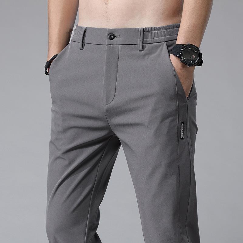 Men's summer ice silk casual pants - Ramm Clothing Ink
