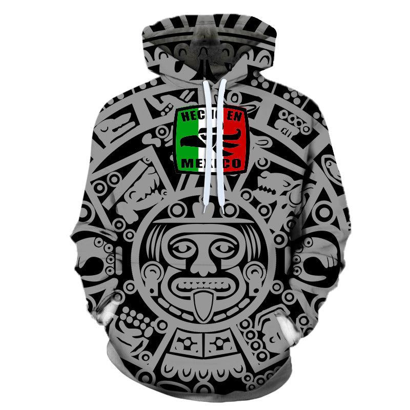 Men's Sweater Mexican 3D Printed Hoodie - Ramm Clothing Ink