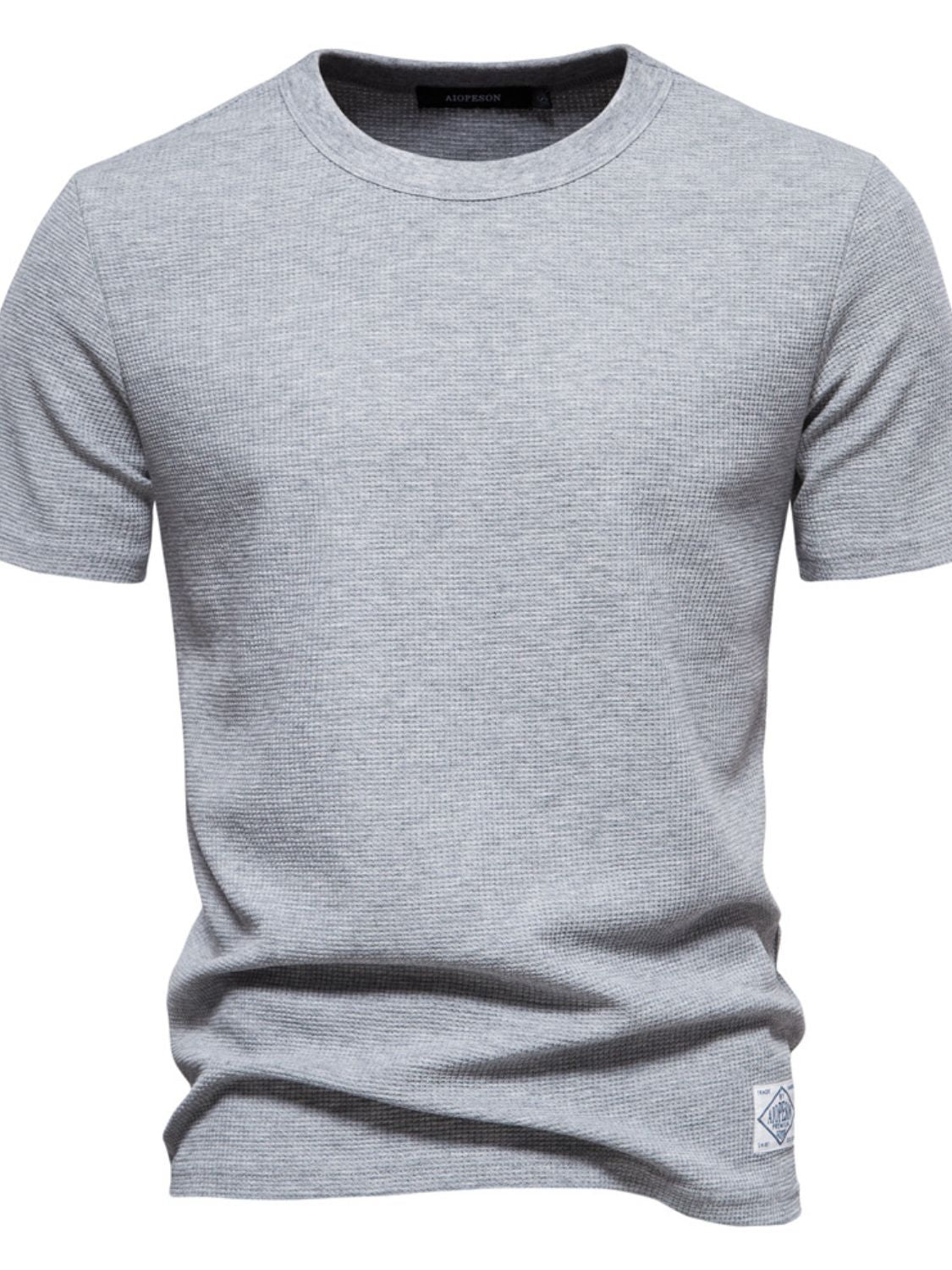 Men's Waffle - Knit Short Sleeve T-Shirt - Ramm Clothing Ink