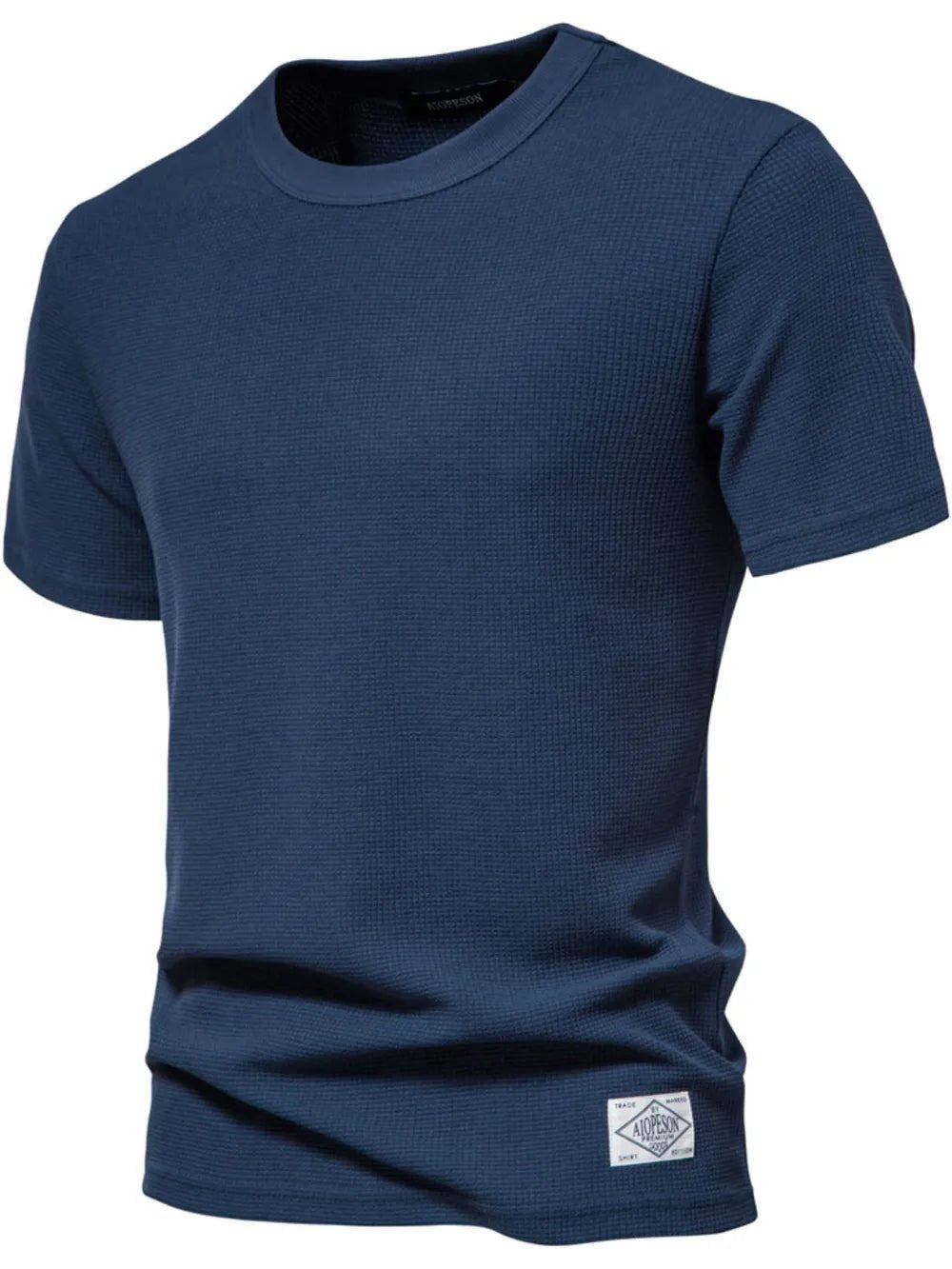 Men's Waffle-Knit Short Sleeve