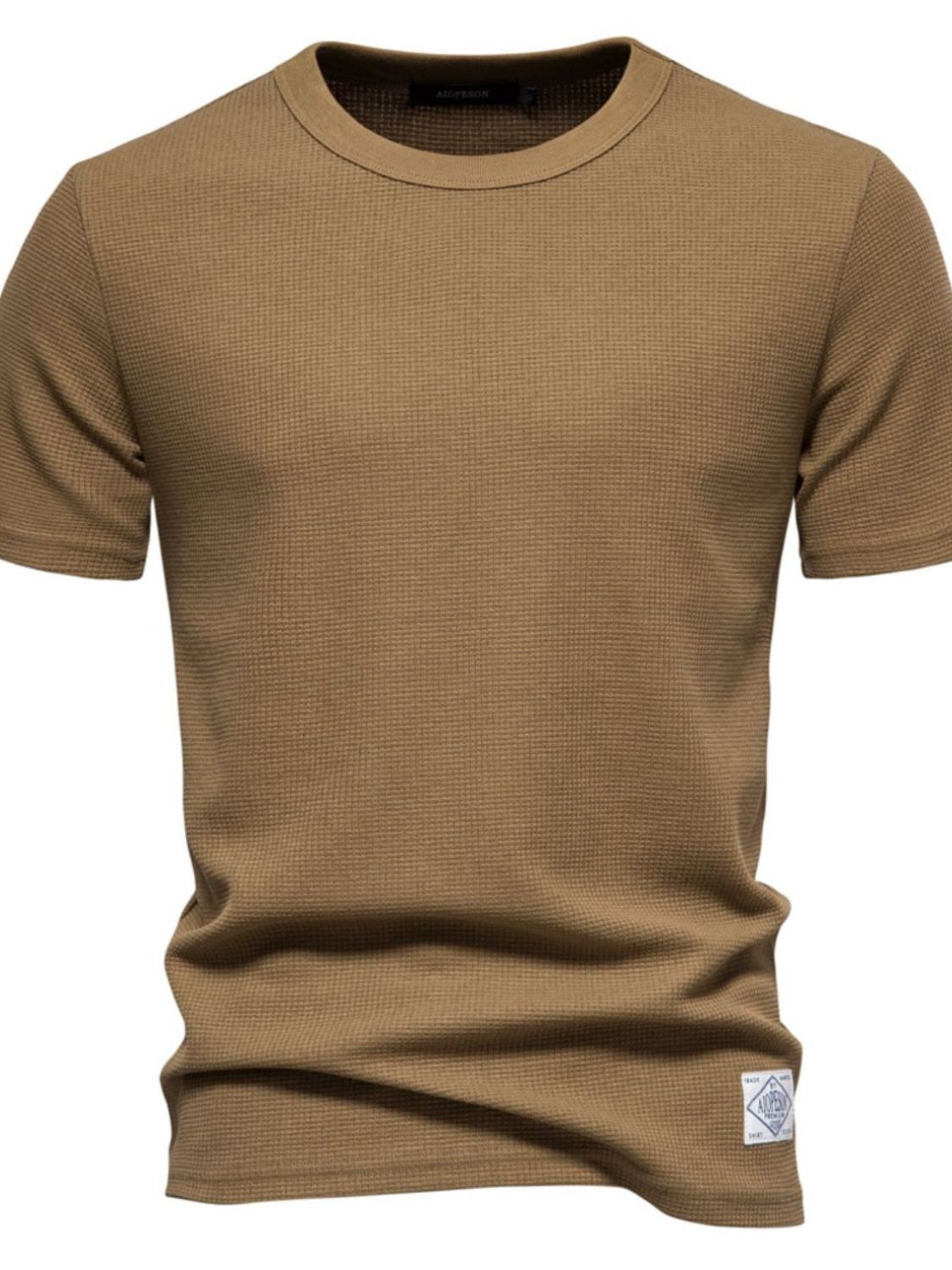 Men's Waffle - Knit Short Sleeve T-Shirt - Ramm Clothing Ink